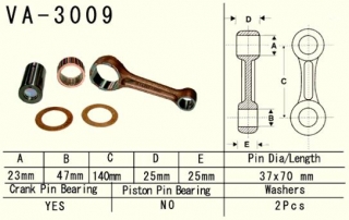 VESRAH ojnica, SUZUKI LTA/LTF 500 VINSON, QUADRUNER, CF-MOTO, ARCTIC CAT XT 550