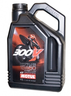 MOTUL olej 300V 4T FL ROAD RACING 15W50 4L