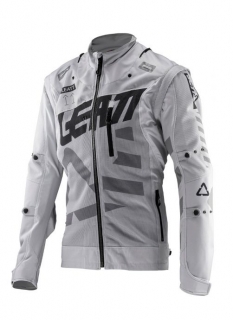 LEATT bunda, model GPX 4.5 Enduro X-flow, sivá